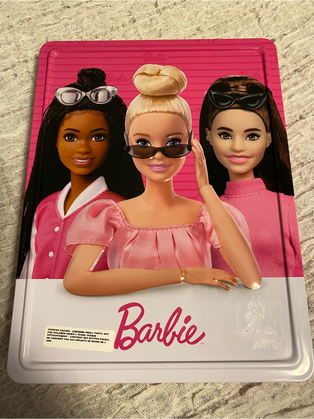 Barbie tin box activity set